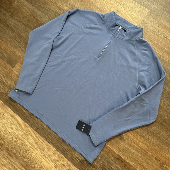 Peter Millar Excursionist Flex Quarter Zip Sweater Men's Sz XL Merino Wool *READ